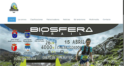 Desktop Screenshot of biosferatrail.com